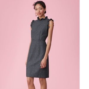 Rebecca Taylor Gray Ruffle Dress